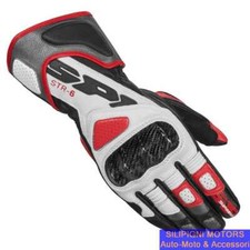 SPIDI A221 GUANTO IN PELLE STR-6 Colore 014 Red Racing Per Moto