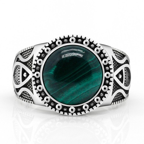 Anello uomo argento - argento, pietra