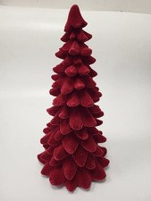 Albero velluto rosso h30 - velluto,