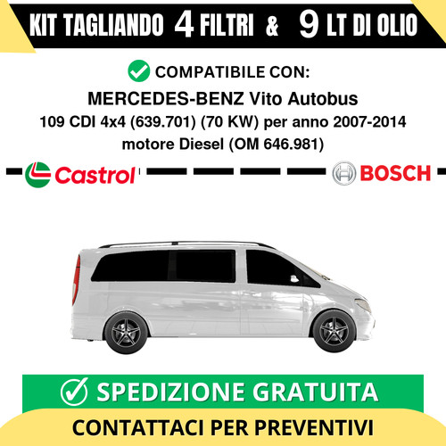 Tagliando per mercedes benz - per, mercedes-benz