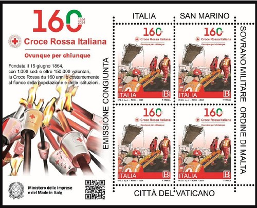 Italia 2024 160 anniv - italia, croce