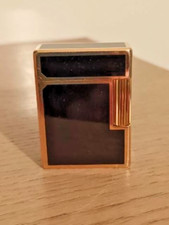 ACCENDINO DUPONT PARIS BR SMALL LACCA DI CINA PLACCATO ORO FUNZIONANTE OTTIMO...