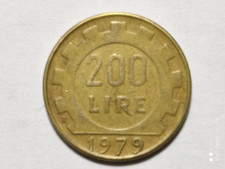 Moneta 200 lire lavoro - moneta,
