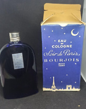 BOURJOIS SOIR DE PARIS EAU DE COLOGNE PROFUMO DONNA VINTAGE NUOVO 125ML 4.22OZ