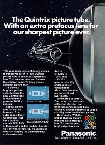 Panasonic 1974 quintrix - panasonic,