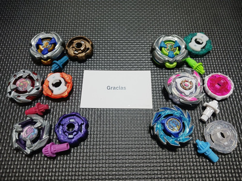 Set completo beyblade random - set,