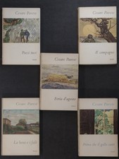 Cesare Pavese - 5 romanzi - I coralli 1° serie Einaudi 1941-1950