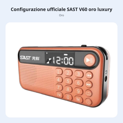 Lettore mp3 tascabile - tascabile, con