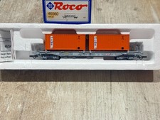 Roco 46560 carro merci canguro trasporto container CMB SNCB scala H0