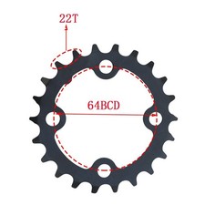 Pignone guarnitura bici 64BCD