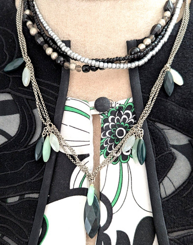 Set collana girocollo torsata - collana,