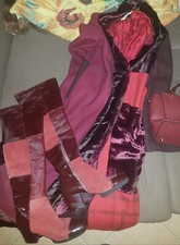 Vintage Raro set Maria Grazia Severi Couture Cappotto patchwork Ballin stivali 