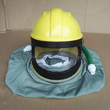 Casco per sabbiatura comodo