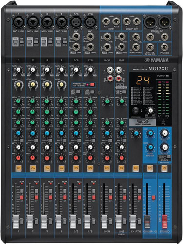 Yamaha mg12xu mixer with 6 - |,