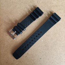 Sector, Cinturino, Armband, Bracelet, Pulsera, Orig. Vintage A. 20 mm Gomma Raro