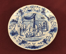 ROOS DELFT assiette bleu en