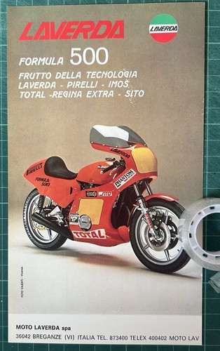 Rara pubblicità moto laverda - pubblicità,