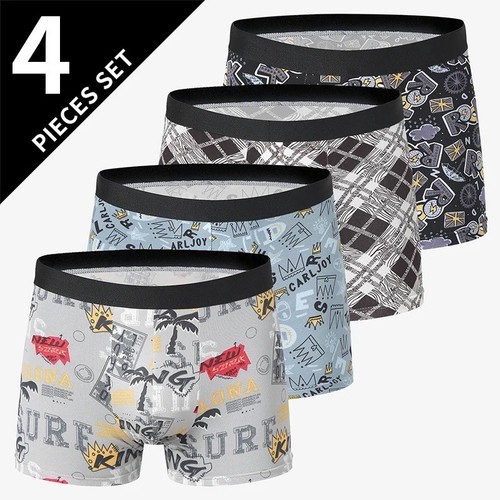 Boxer uomo multicolore - x4,