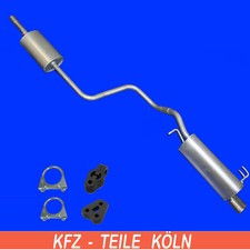 Smart 454 Forfour - 1.5 - SILENZIATORE FINALE + SILENZIATORE CENTRALE impianto di scarico