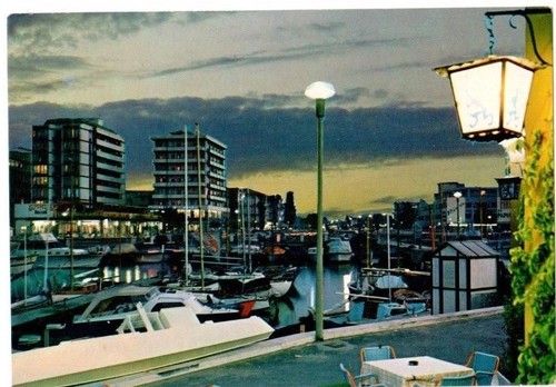Cartolina riccione notturno - cartolina,