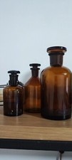  BOTTIGLIE DI VETRO MARRONE DA