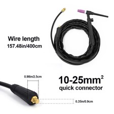 Bruciatore TIG raffreddato ad