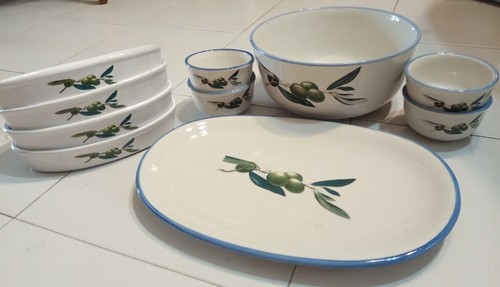 Set lotto servizio pirofile - set,