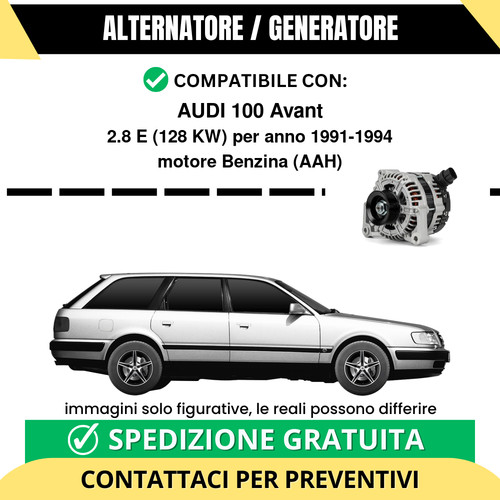 Alternatore audi 100 - 100, avant