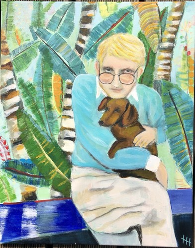 Omaggio david hockney - omaggio,
