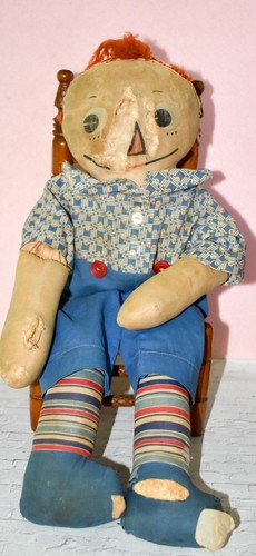 Bambola stoffa raggedy andy - bambola,