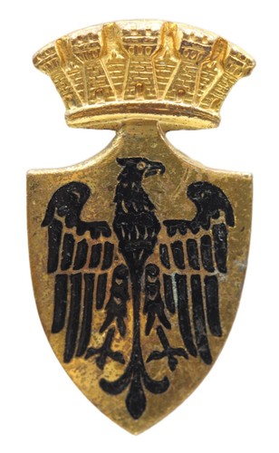 Fregio araldico aquila nera - fregio,