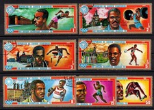 GUINEA ECUATORIALE 1972 OLIMPIADI DI MONACO USATI