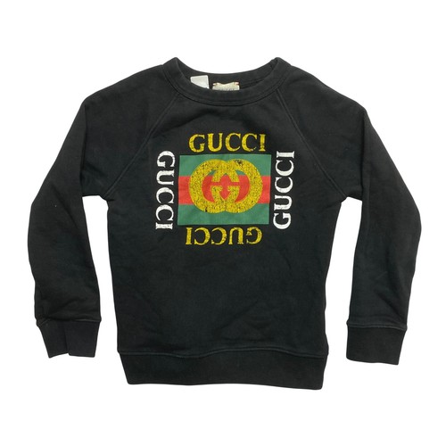 Felpa gucci bambino nera - felpa,