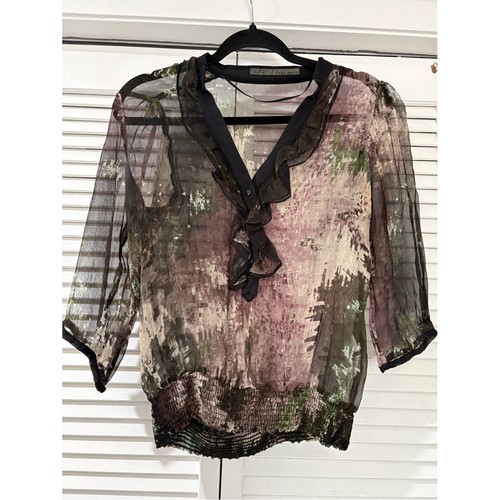 Top blusa scollo - , v