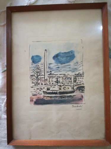 Serigrafia autore tamburi a - tamburi,