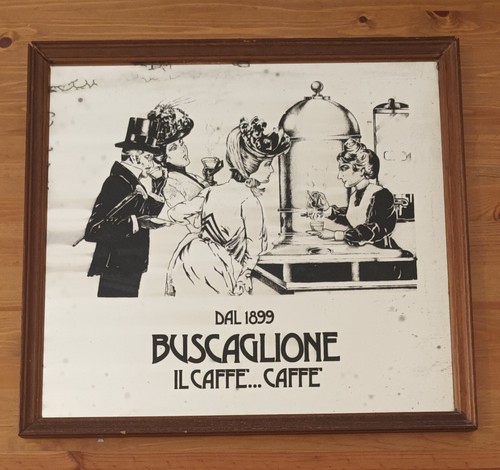 Specchio pubblicitario caffè - specchio,