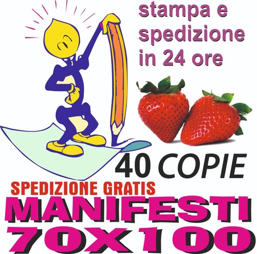 Stampa manifesti 70x100 - stampa, cm