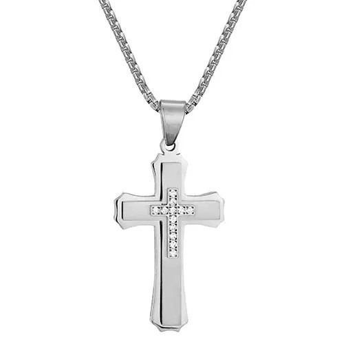 Collana con ciondolo croce