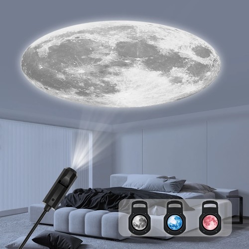Led moon projector light - moon,