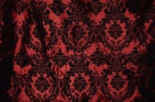 Abito bordeaux floccato