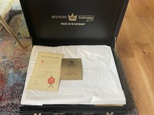 Bestecke Solingen Set di posate da mensa 66 pezzi placcate oro 24 carati in custodia di pelle