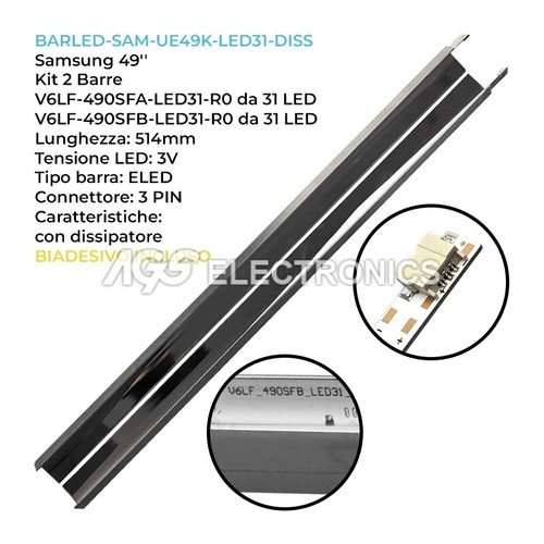 Kit barre strip - barre, led