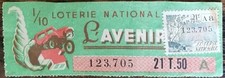 Billet de loterie nationale