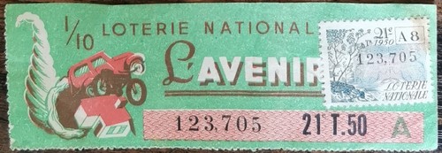 Billet loterie nationale - billet,
