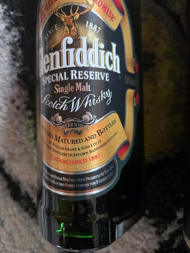 Glenfiddich pure single malt - single,