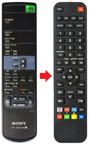 Telecomando adatto per sony - adatto,