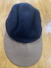 Berretto da pesca vintage lana CC Filson Long-Bill Medium Flyfish con il meglio