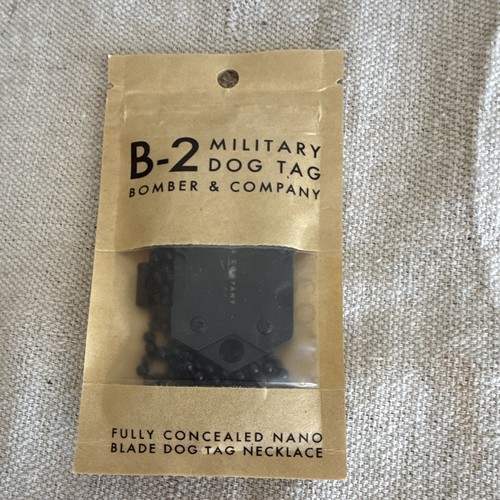 Bomber company dog tag - &,