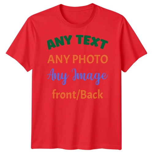 Shirt uomo qualsiasi testo - uomo,