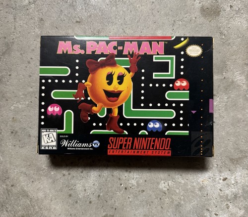 Pac man super nintendo - ms., pac-man
